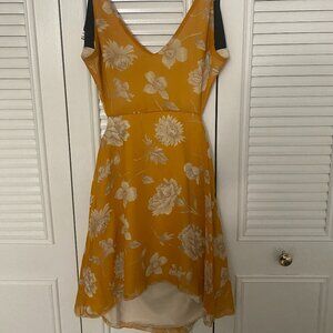 Mini open back dress